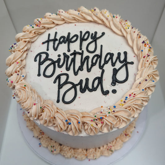 No Gluten Added Custom Cake 6 inch